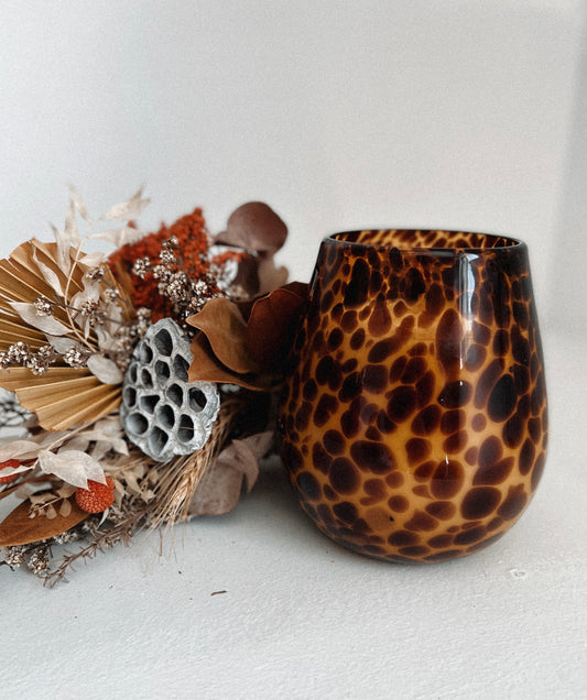 1500ML LEOPARD VESSEL - AVAILABLE IN MANY SCENTS.